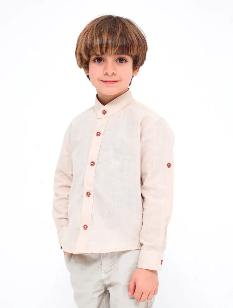 Chemise col Mao garçon